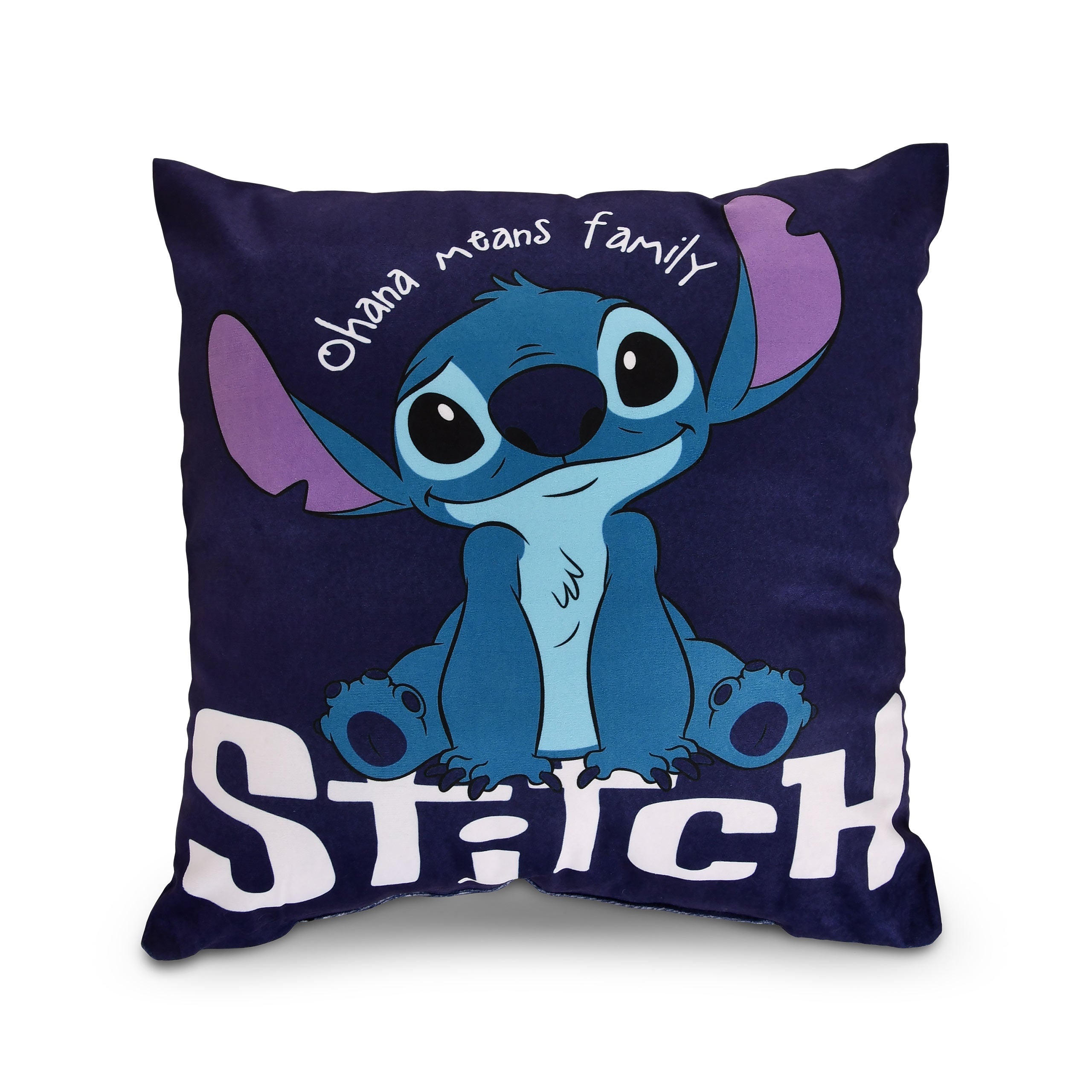 Produktbild Stitch Ohana Means Family Kissen - Lilo & Stitch