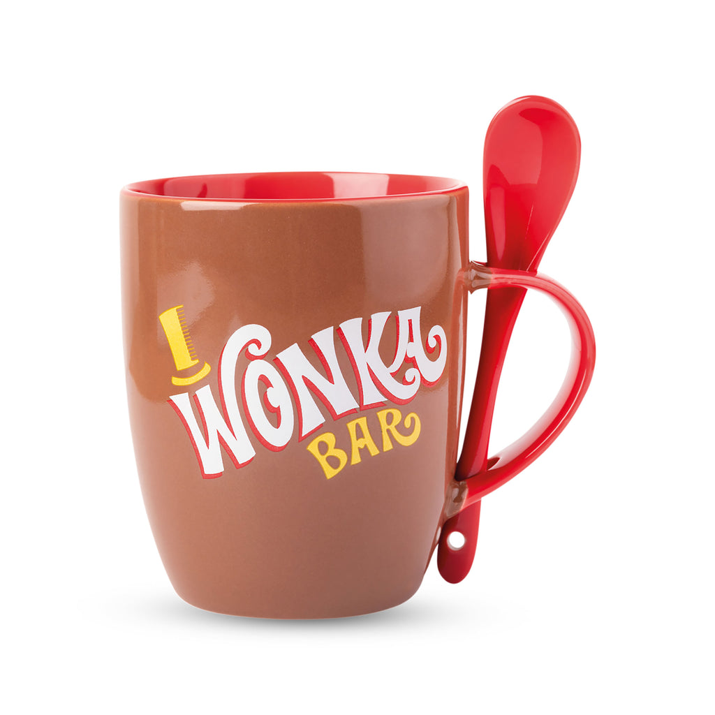 Produktbild Willy Wonka Tasse mit Löffel - Charlie und die Schokoladenfabrik