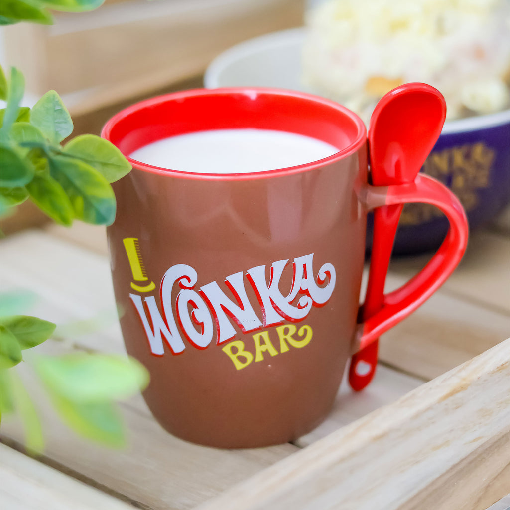 Produktbild Willy Wonka Tasse mit Löffel - Charlie und die Schokoladenfabrik