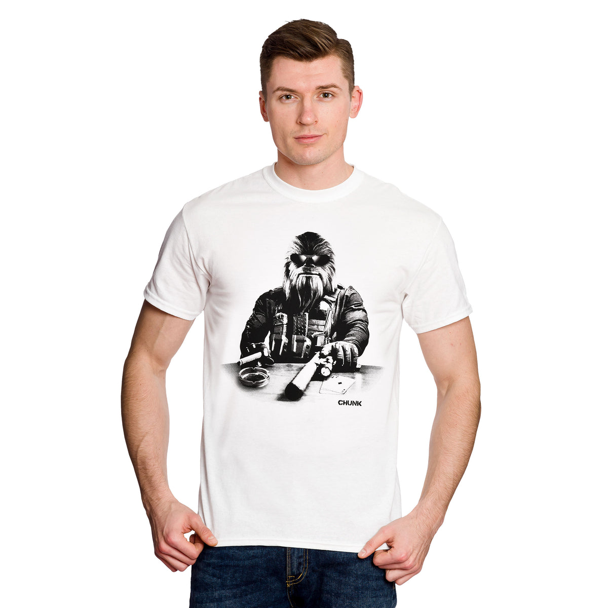 Produktbild Chewie Agent T-Shirt für Star Wars Fans weiß
