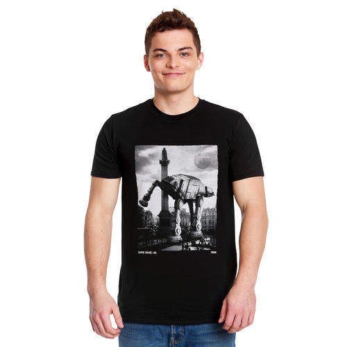 Produktbild Empire Square T-Shirt für Star Wars Fans schwarz
