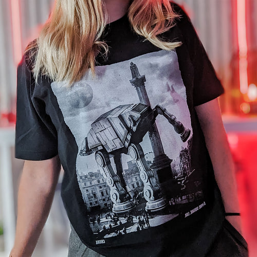 Produktbild Empire Square T-Shirt für Star Wars Fans schwarz