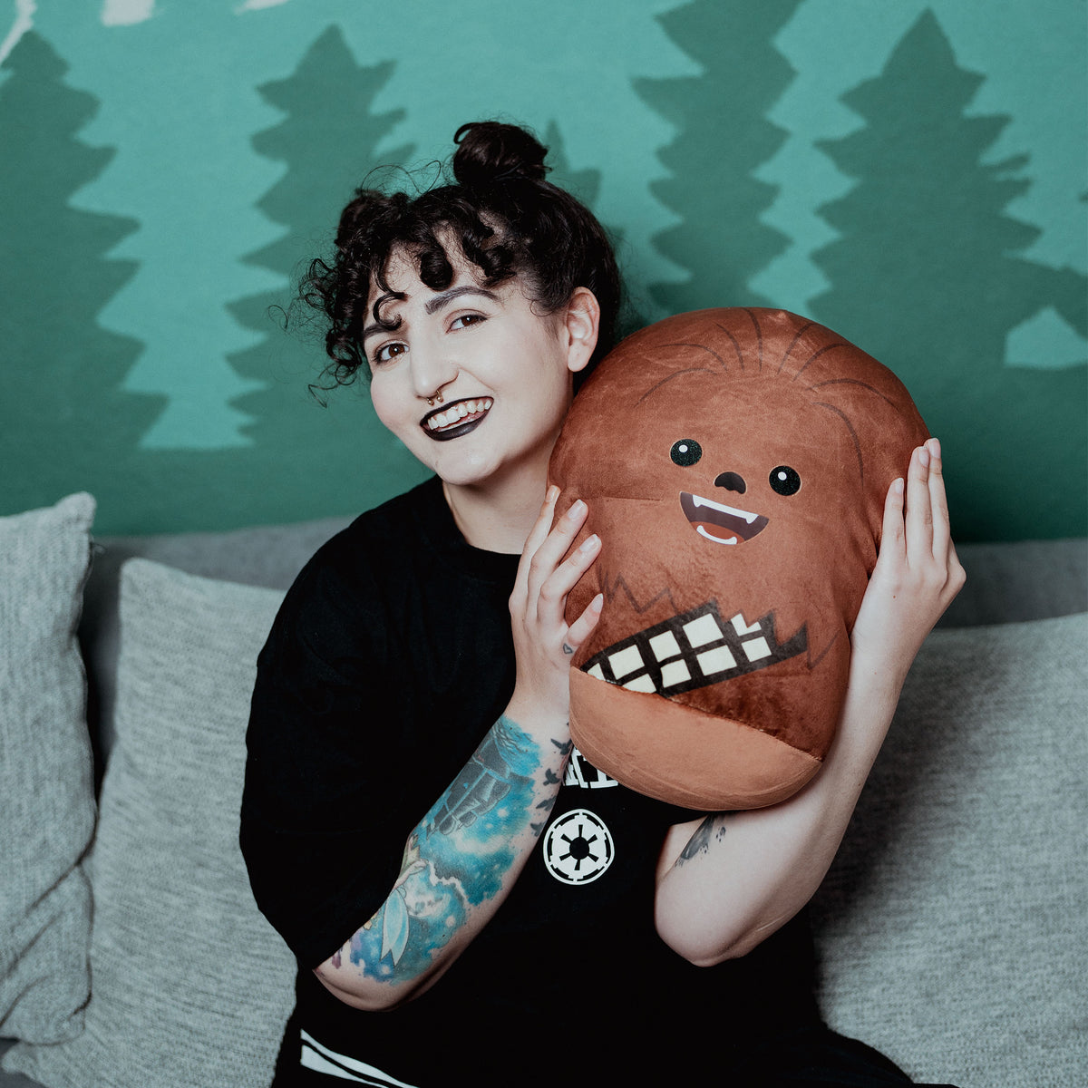 Produktbild Chewbacca Squishy Beanies Plüsch Kissen 39cm - Star Wars