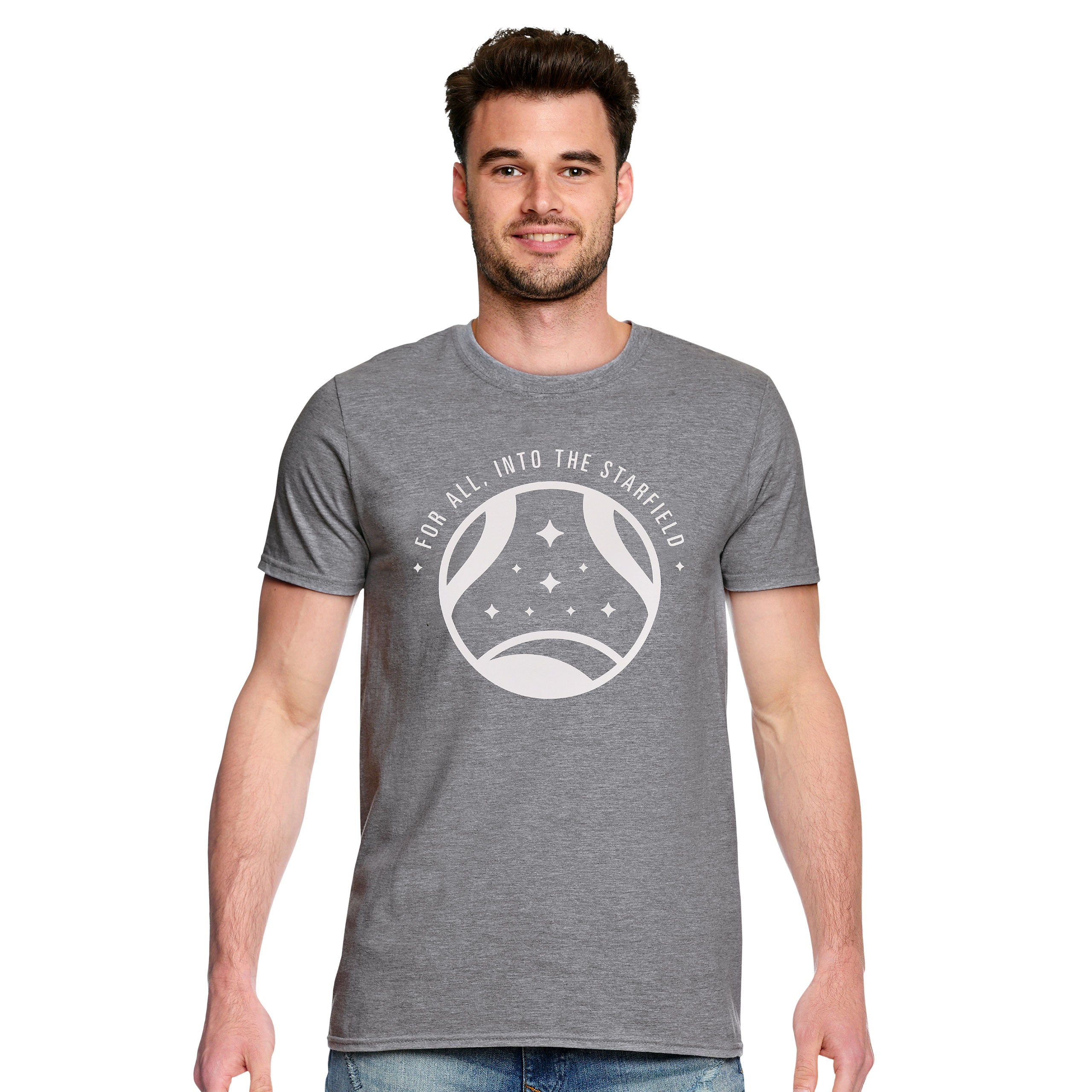 Produktbild Starfield - Into The Starfield T-Shirt grau