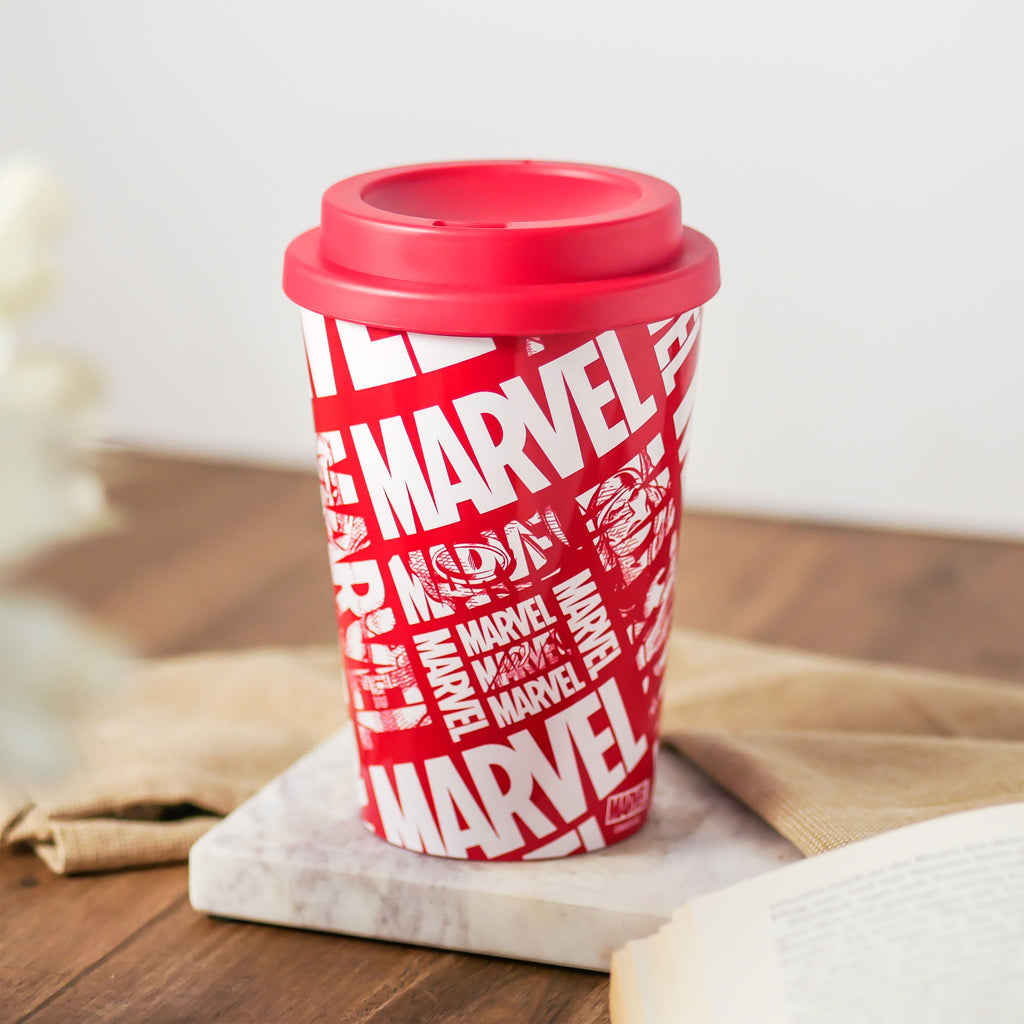 Produktbild Marvel - Comic Logo To Go Becher