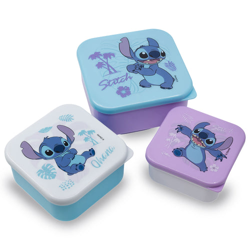 Produktbild Stitch Lunchbox 3er Set - Lilo & Stitch