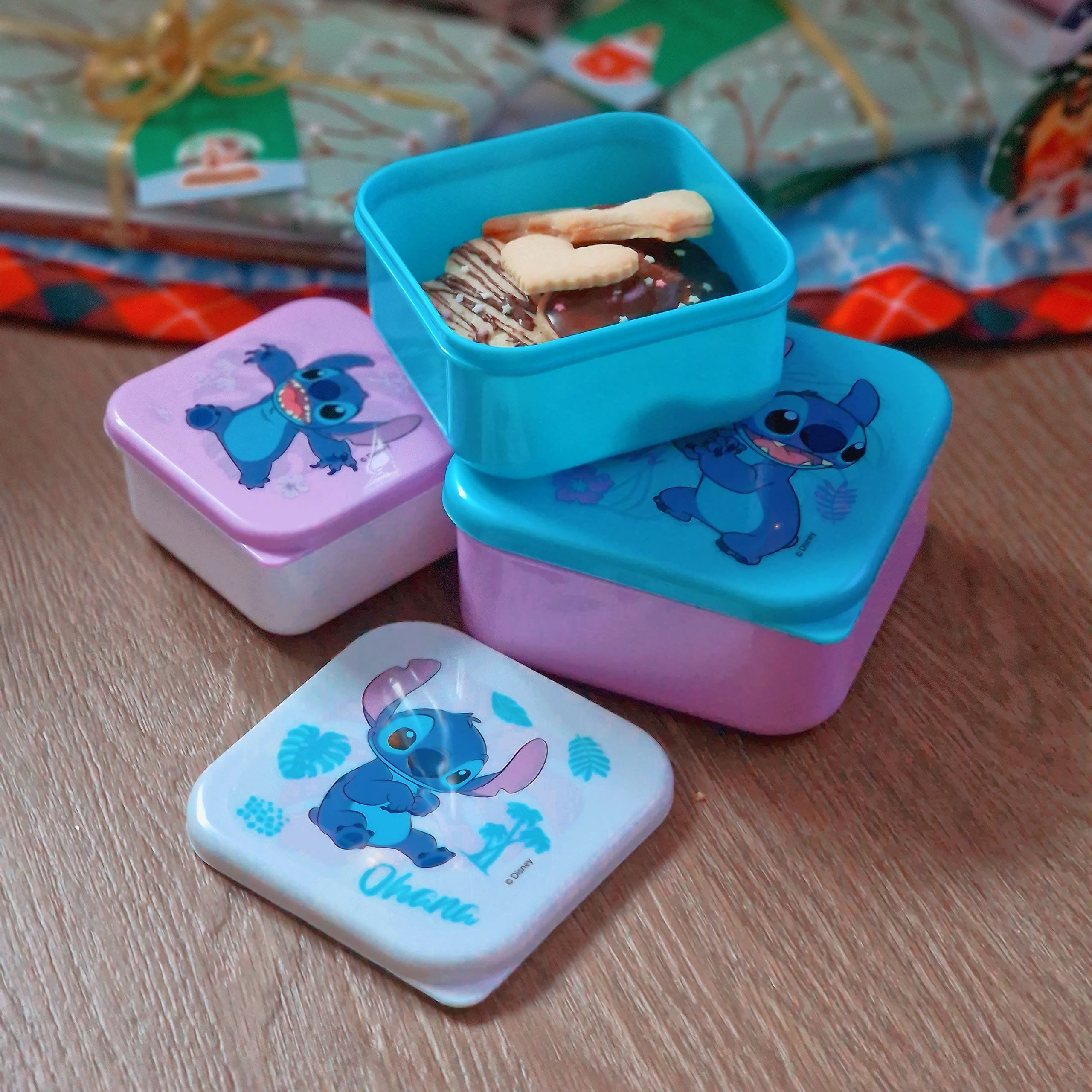 Produktbild Stitch Lunchbox 3er Set - Lilo & Stitch