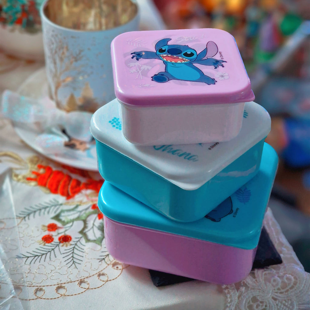 Produktbild Stitch Lunchbox 3er Set - Lilo & Stitch