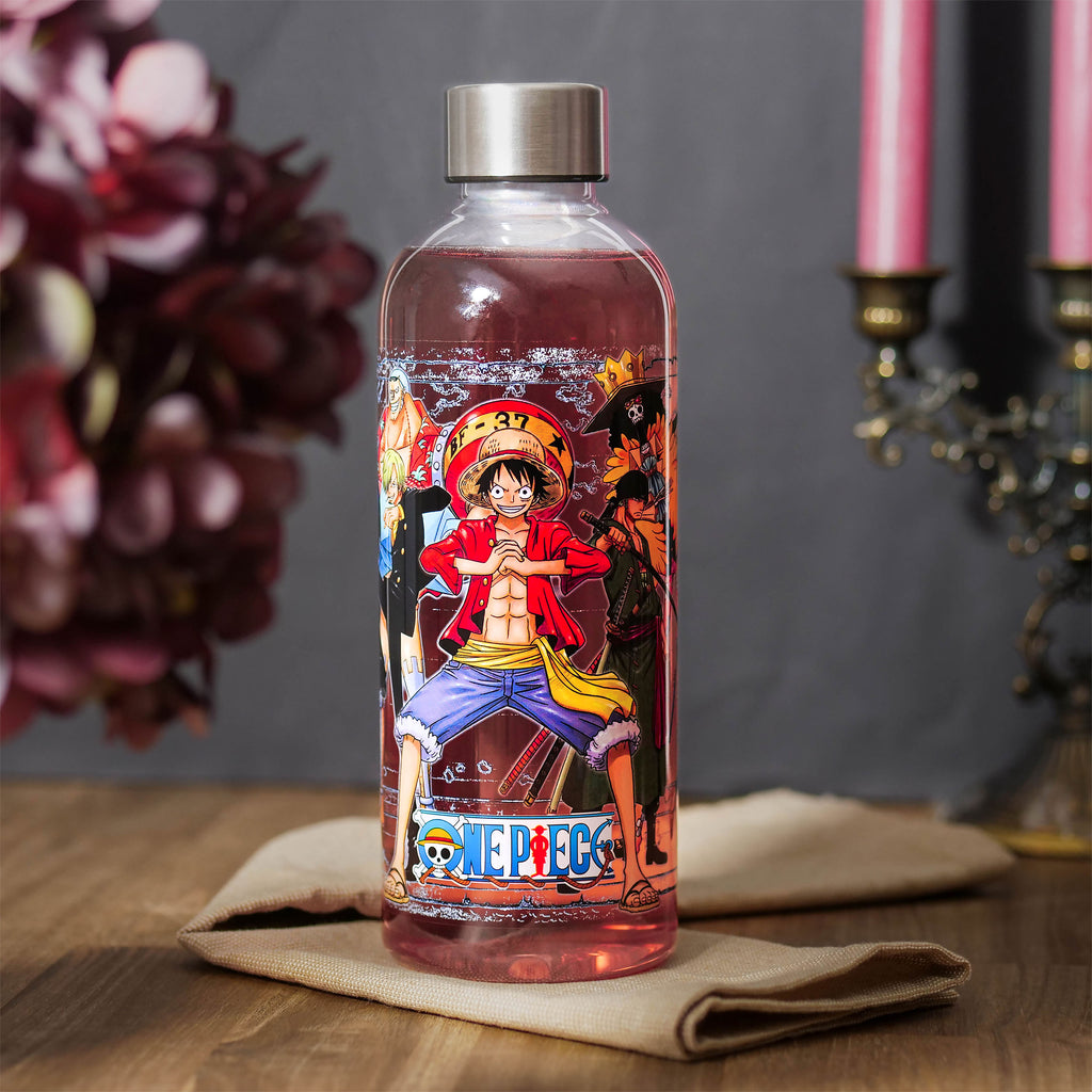 Produktbild One Piece - Luffy mit Crew Trinkflasche
