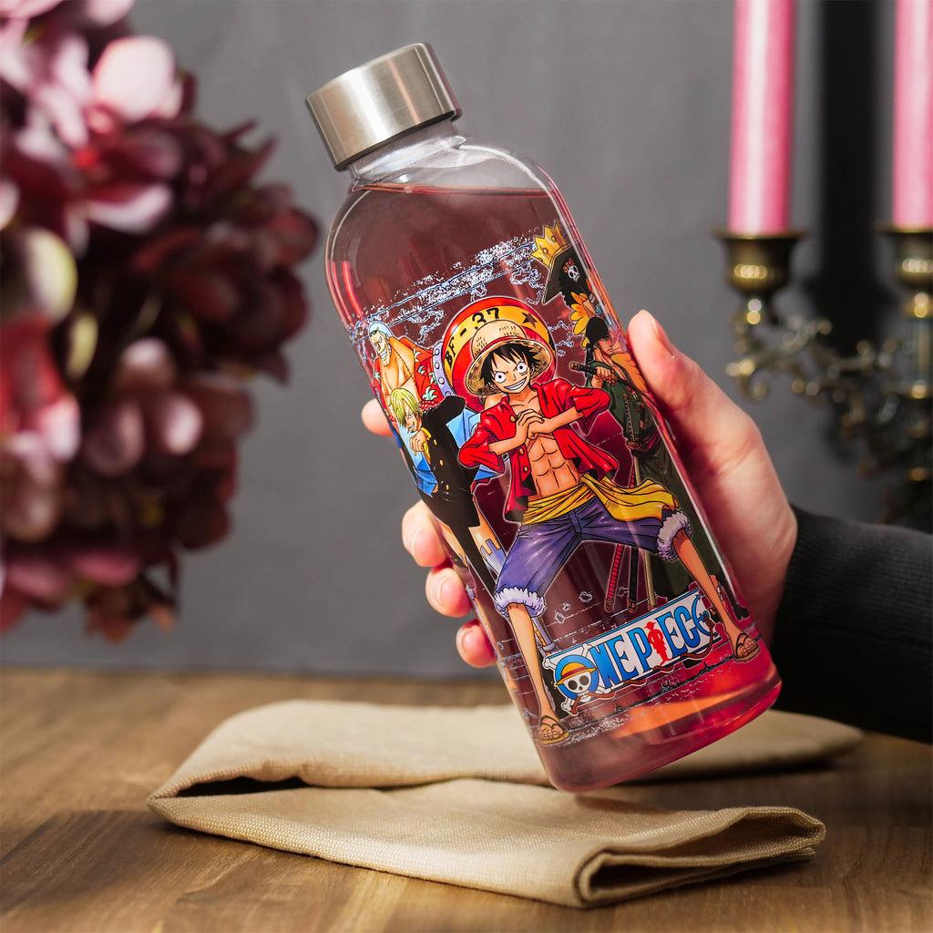 Produktbild One Piece - Luffy mit Crew Trinkflasche