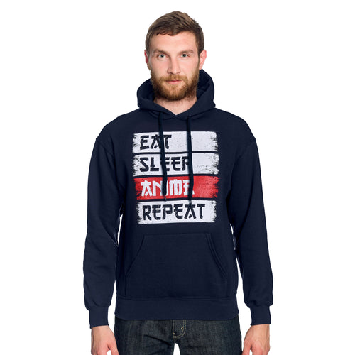Produktbild Daily Routine Hoodie für Anime Fans blau