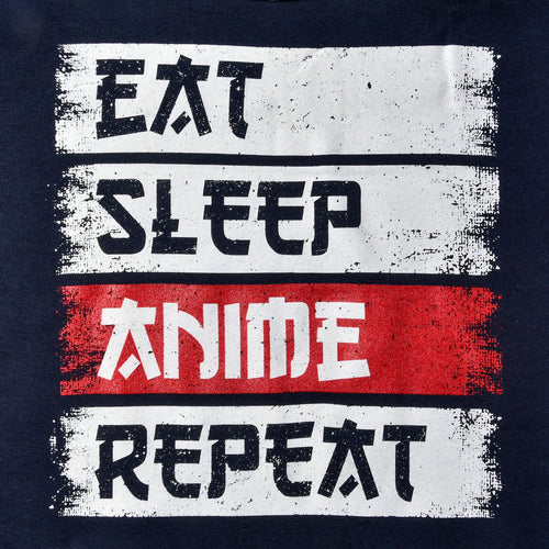 Produktbild Daily Routine Hoodie für Anime Fans blau