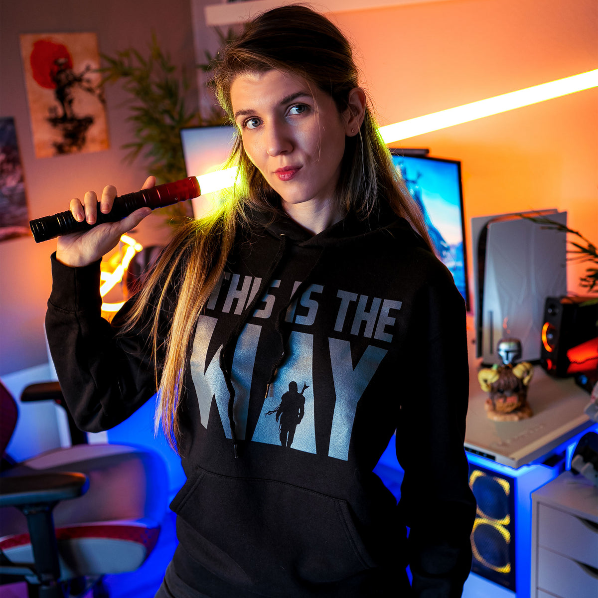 Produktbild This is the Way Hoodie für Star Wars Fans schwarz