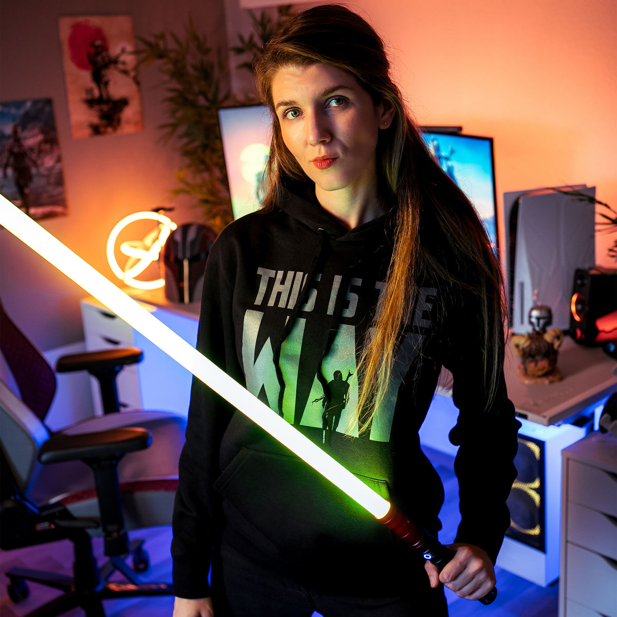 Produktbild This is the Way Hoodie für Star Wars Fans schwarz