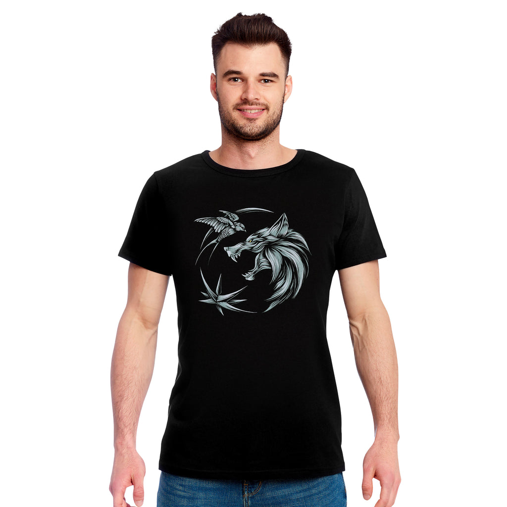 Produktbild Witcher - Wolf Medaillon T-Shirt schwarz