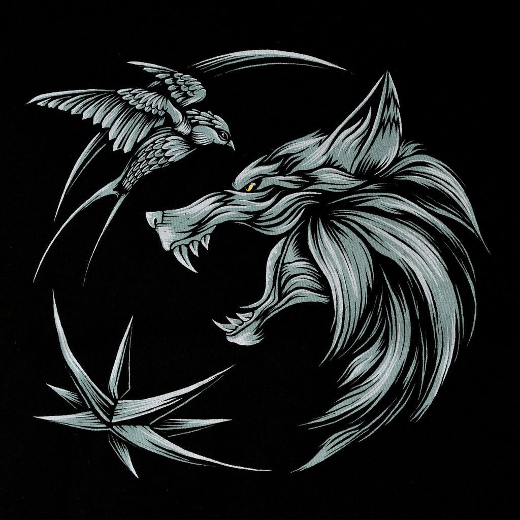 Produktbild Witcher - Wolf Medaillon T-Shirt schwarz