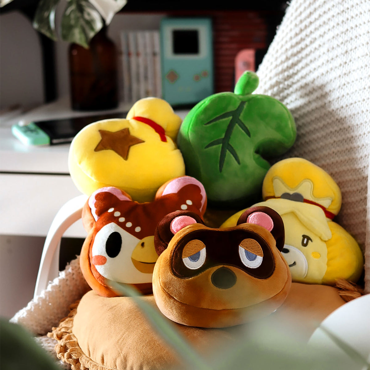 Produktbild Animal Crossing - Logo Blatt Plüsch Figur