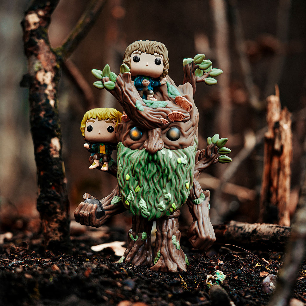 Produktbild Der Herr der Ringe - Baumbart mit Merry und Pippin Funko Pop Figur
