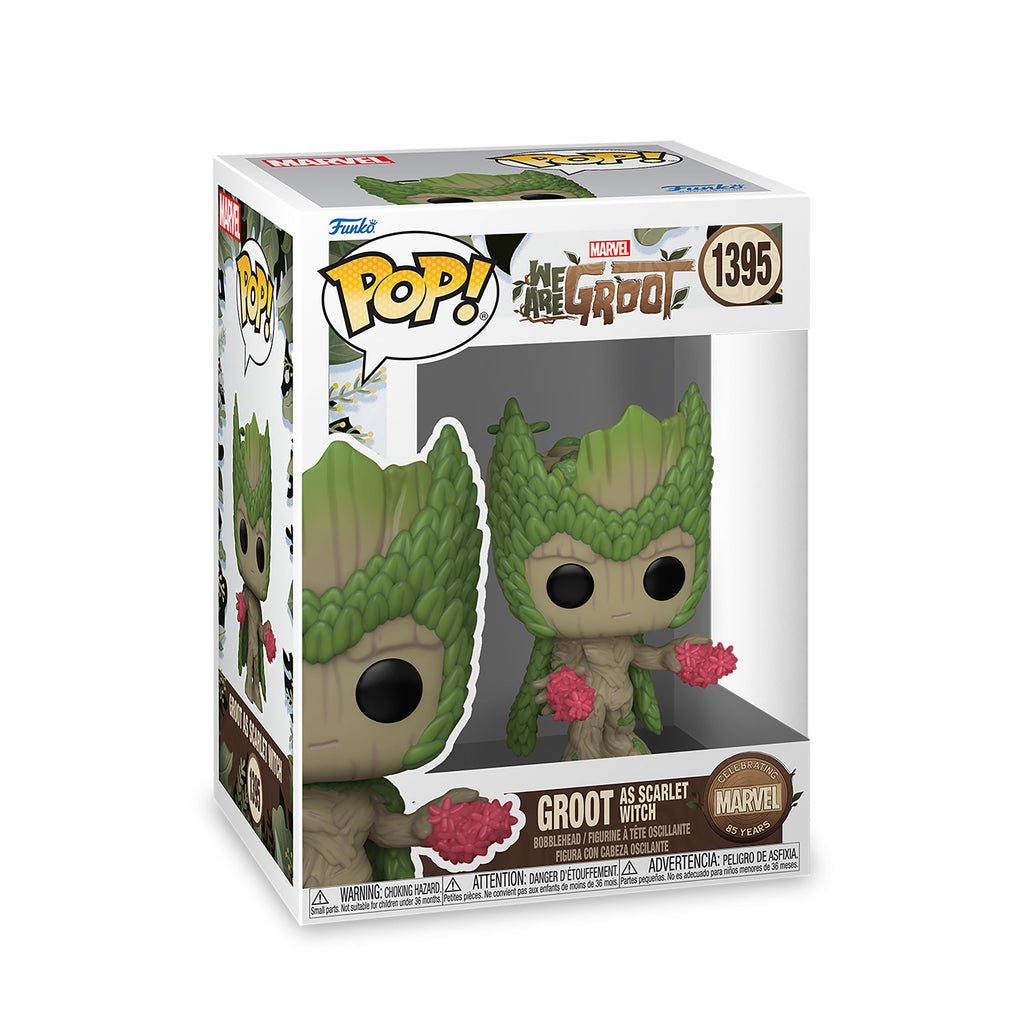 Produktbild Marvel - We Are Groot Scarlet Witch Funko Pop Wackelkopf-Figur
