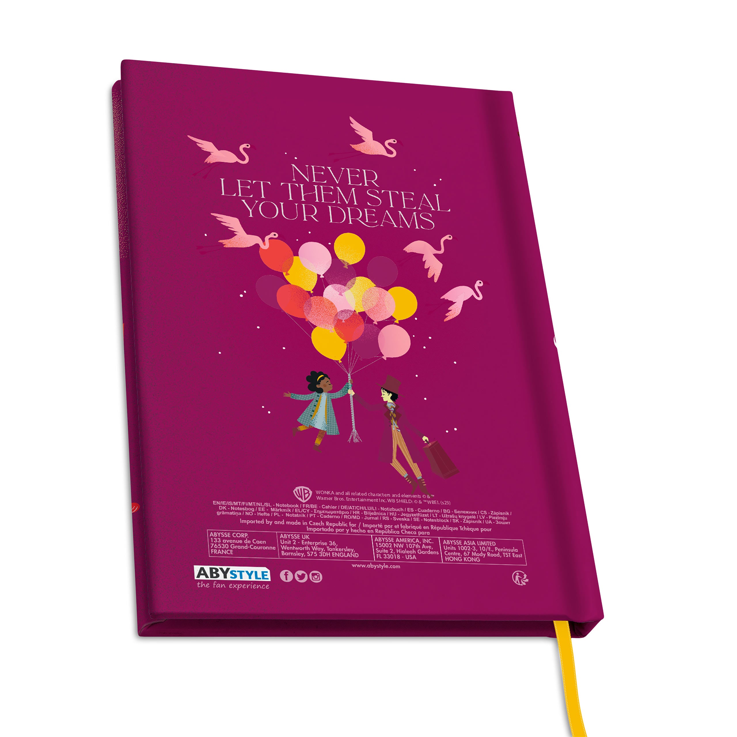 Product image Willy Wonka Notebook Wonka Dreams - Charlie and the Chocolate Factory