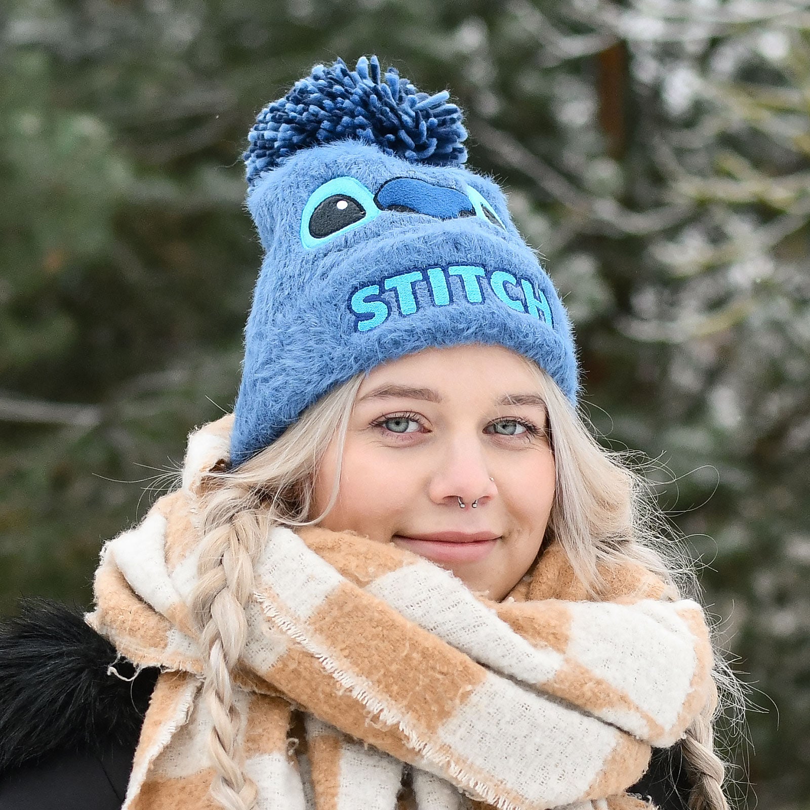 Produktbild Stitch Mütze mit Bommel - Lilo & Stitch