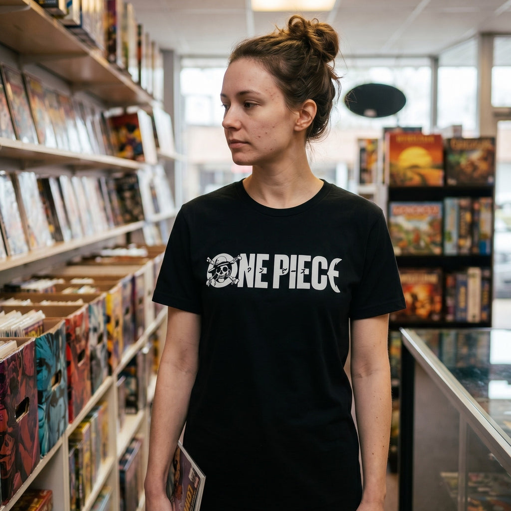 One Piece - Serien Logo T-Shirt schwarz