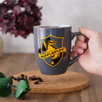 Produktbild Hufflepuff Logo Tasse grau - Harry Potter