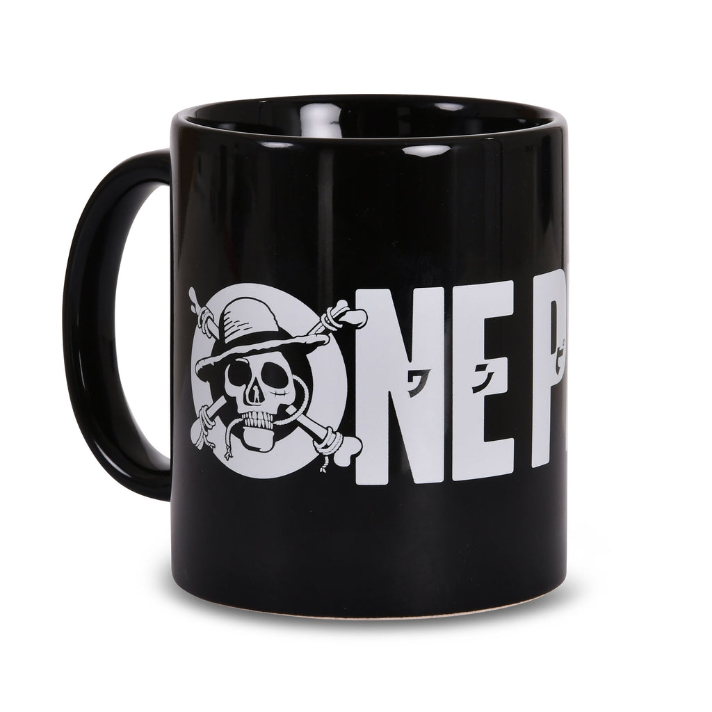 Serien Logo Tasse schwarz-weiß - One Piece