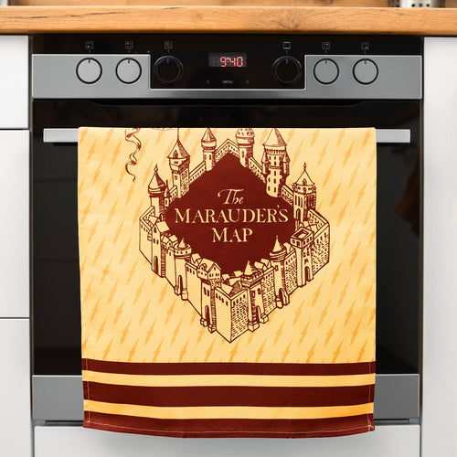 Produktbild Hogwarts und Karte des Rumtreibers Geschirrtücher Set - Harry Potter