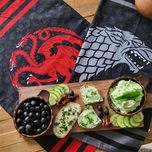 Produktbild Stark und Targaryen Geschirrtücher Set - Game of Thrones