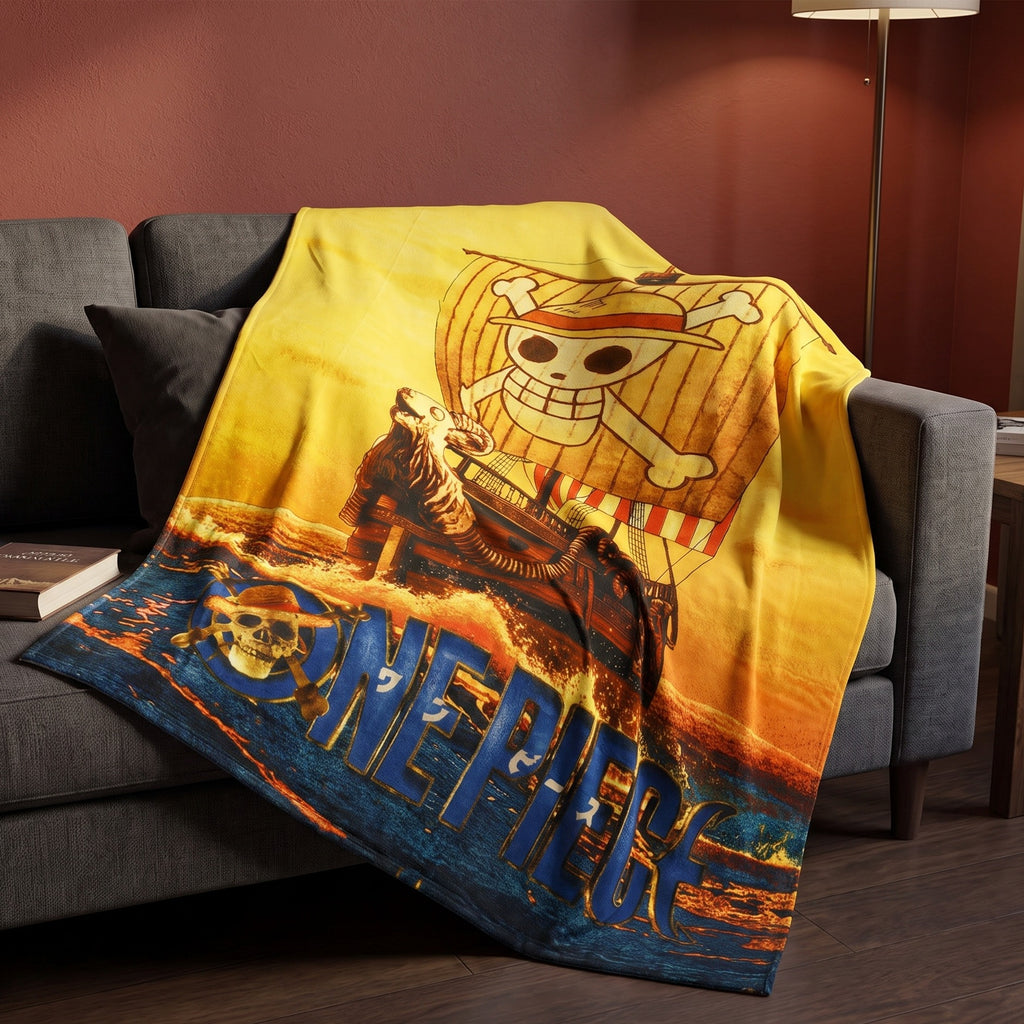 One Piece - Flying Lamb Flauschdecke