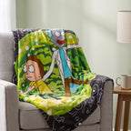 Product image Rick and Morty - Portal Fleece Blanket