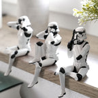 Produktbild Original Stormtrooper Don't See Hear Speak Figurenset sitzend