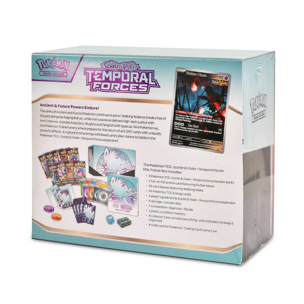 Produktbild Pokemon - Scarlet & Violet Temporal Forces Walking Wake Elite Trainer-Box