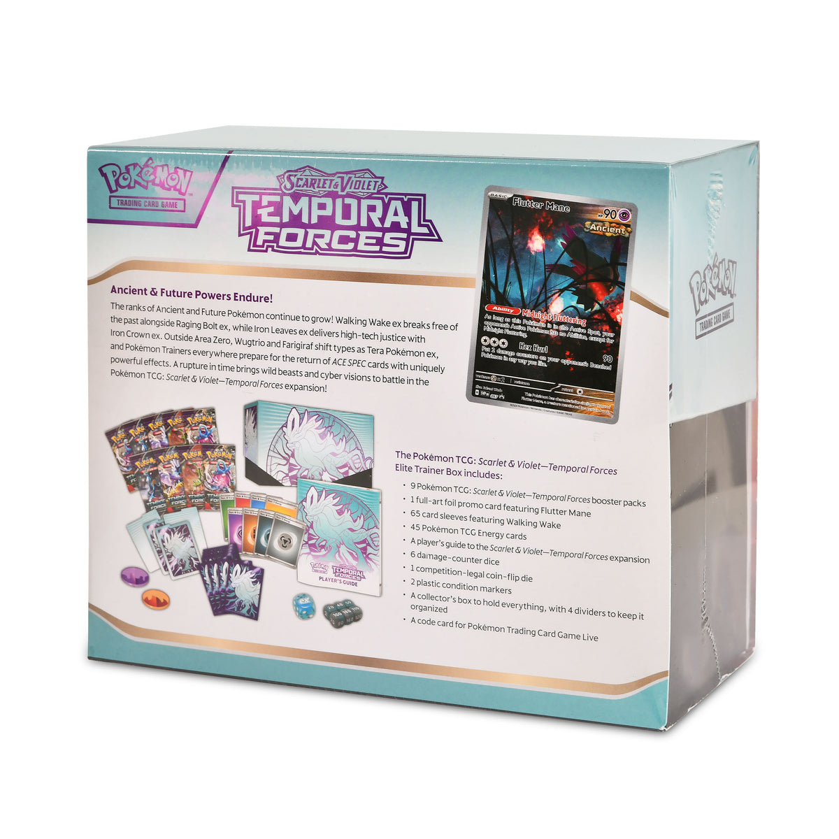 Produktbild Pokemon - Scarlet & Violet Temporal Forces Walking Wake Elite Trainer-Box
