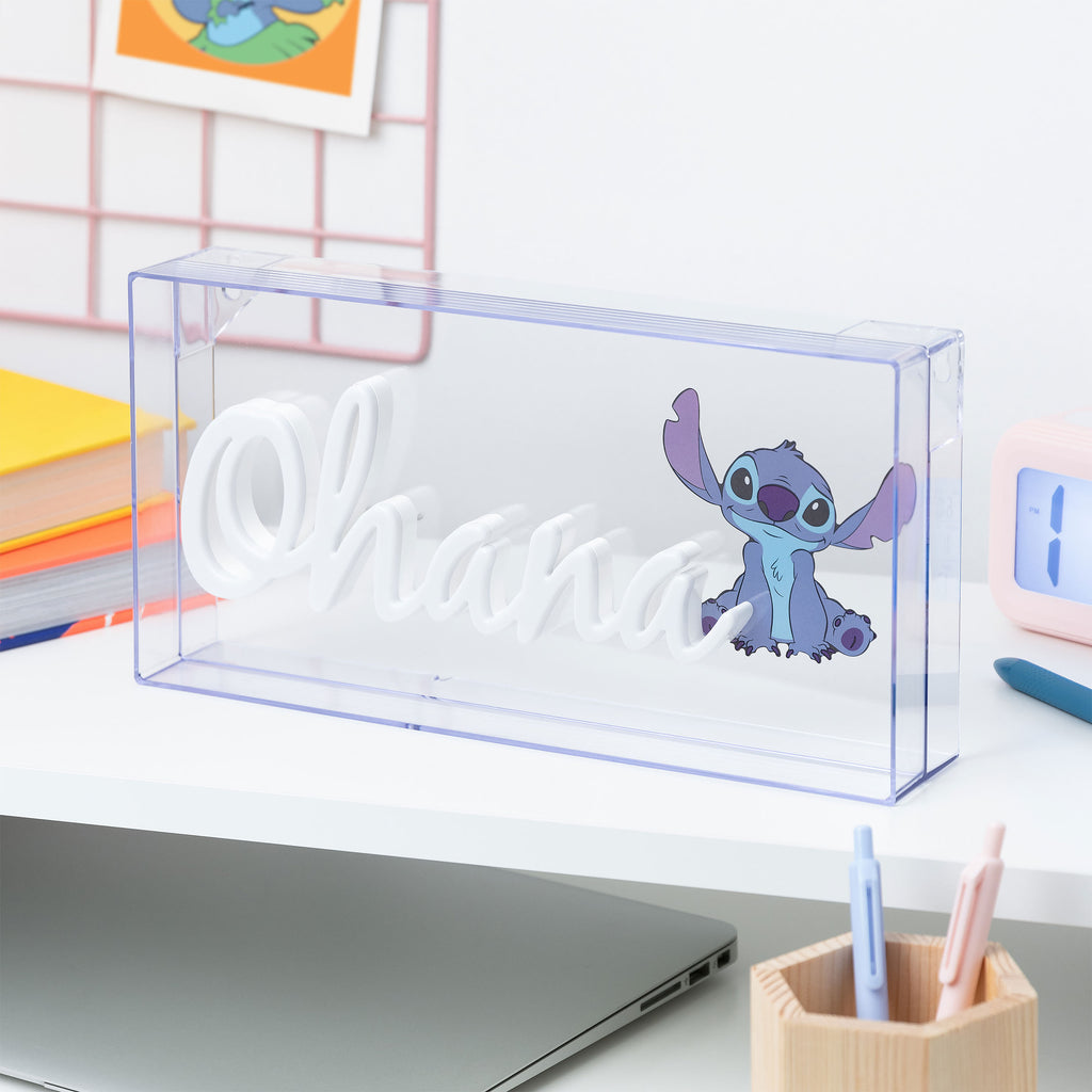 Produktbild Stitch Ohana Neon Lampe - Lilo & Stitch