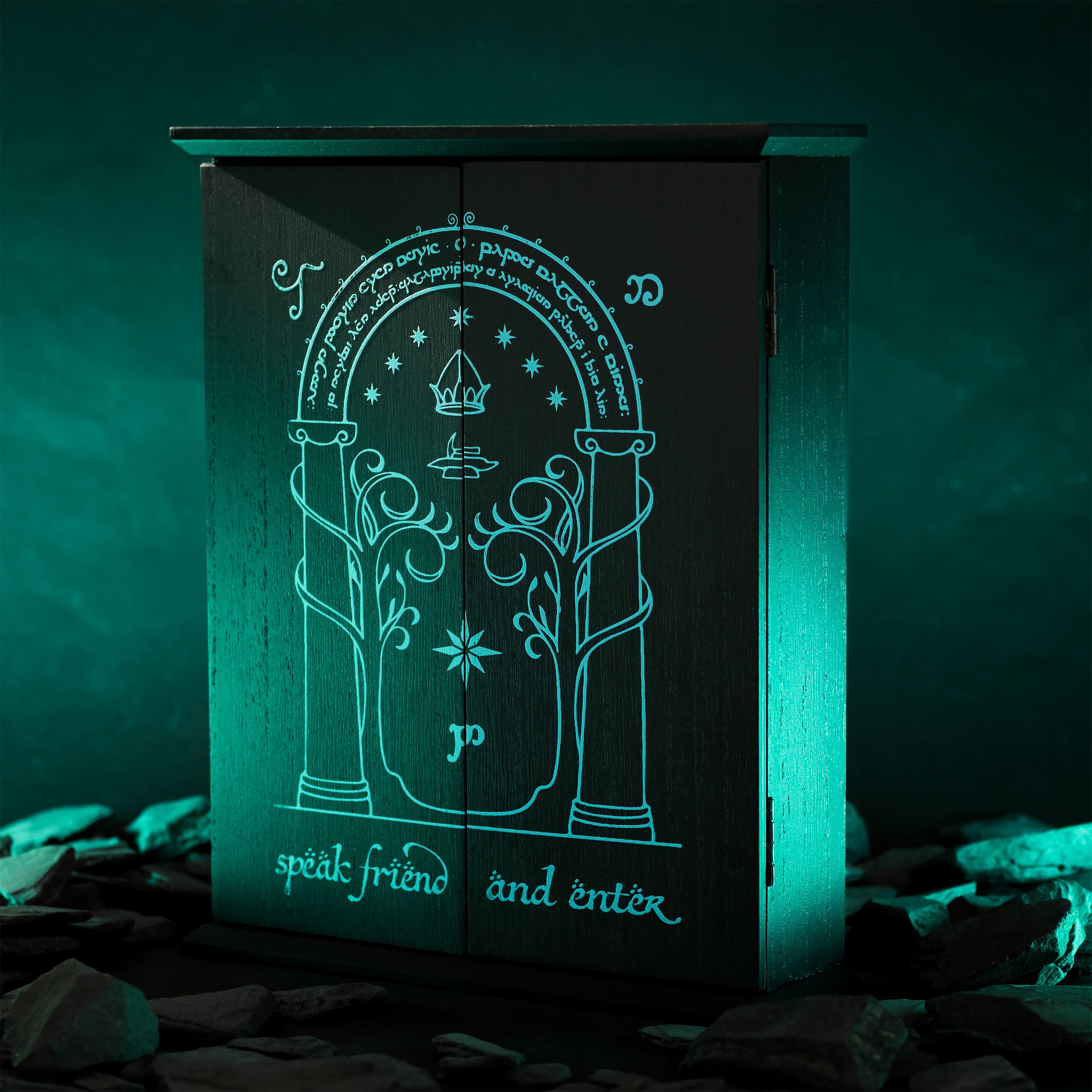 Produktbild Der Herr der Ringe - Die Türen von Durin Schlüsselkasten mit Glow in the Dark Effekt