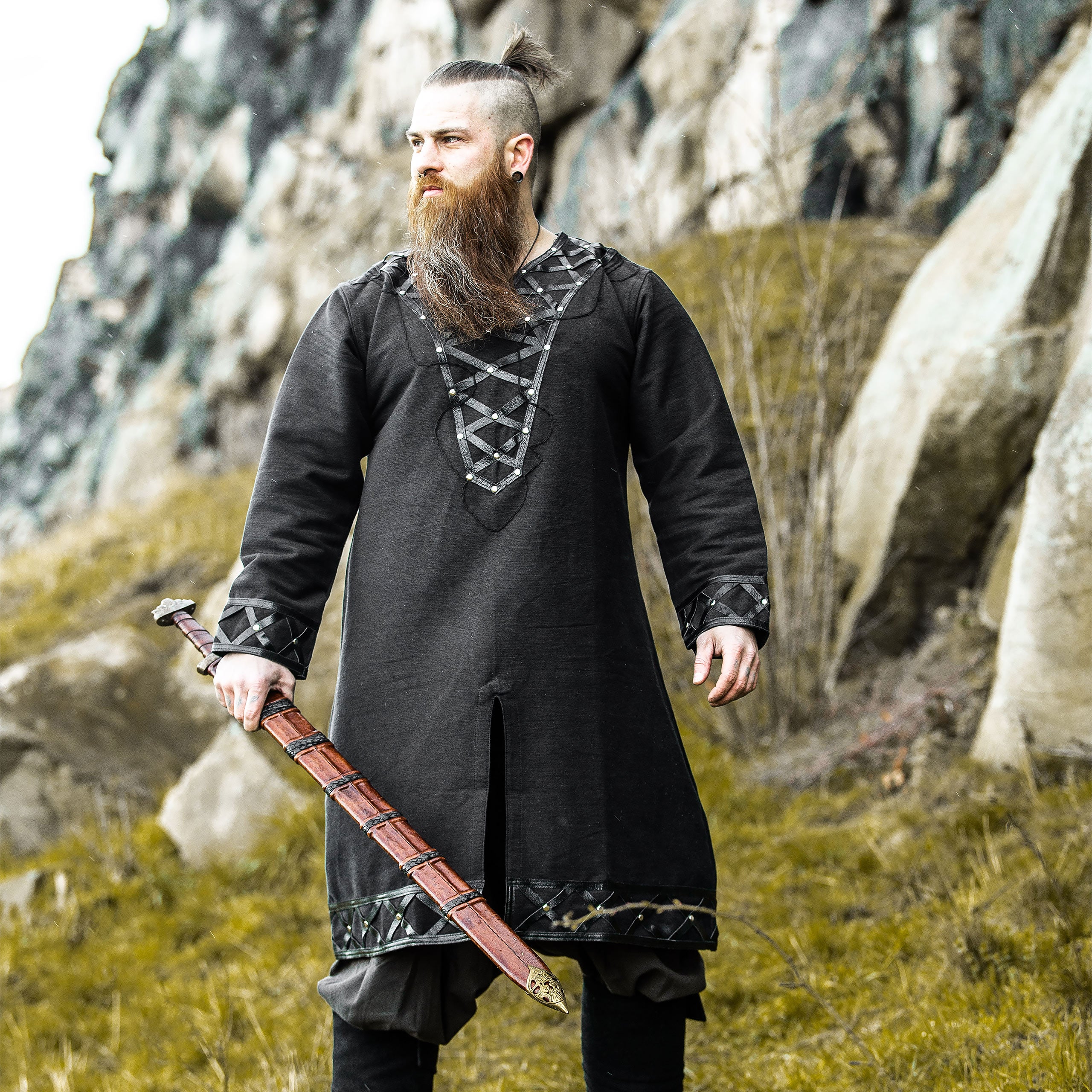 Product image Medieval Viking Tunic Black