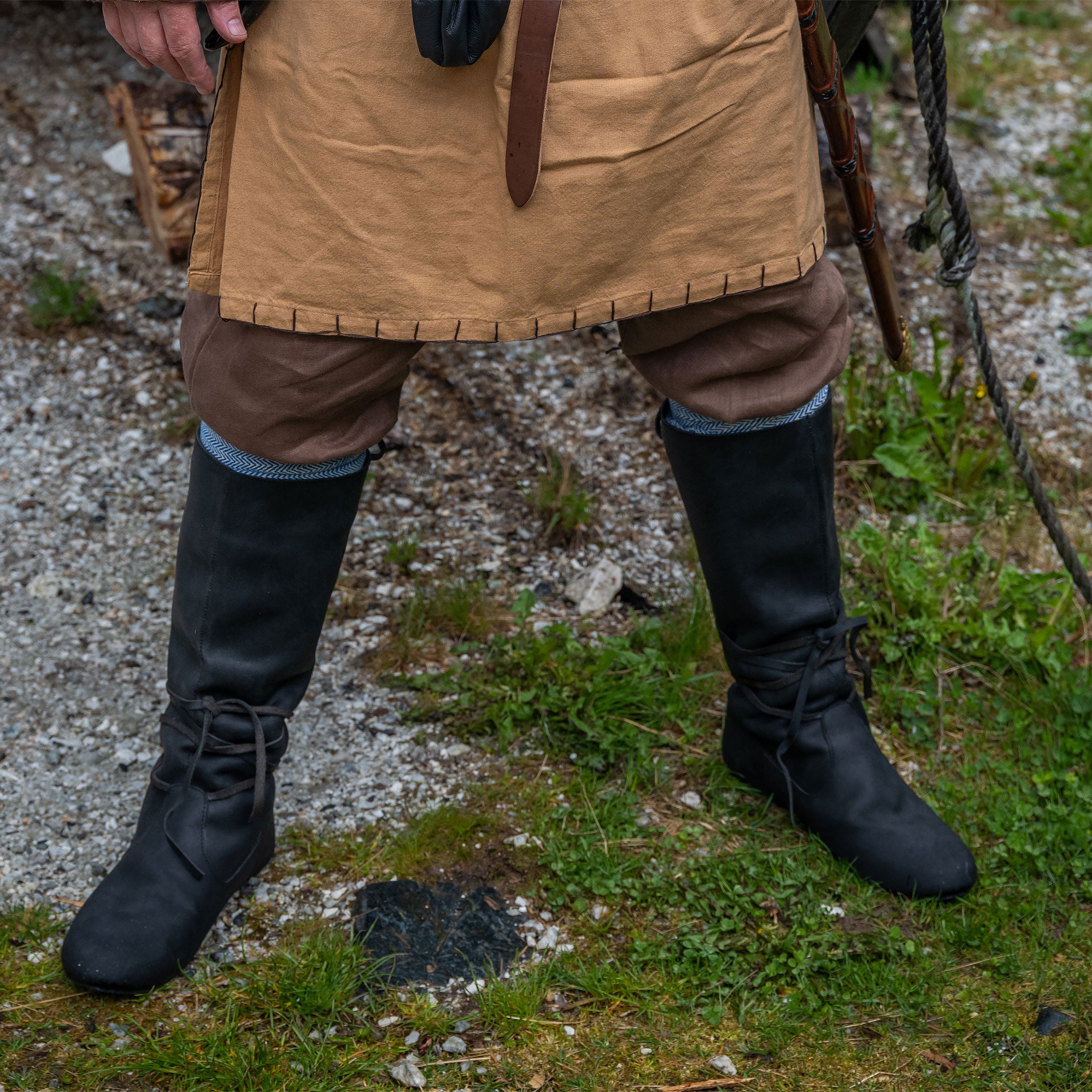 Produktbild Mittelalter Wikinger Stiefel mit Schnürung