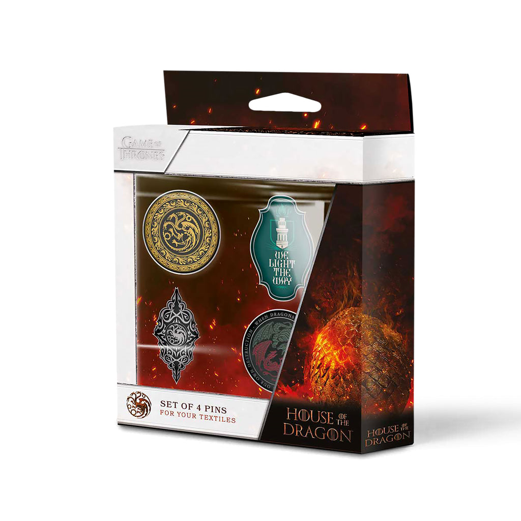 Produktbild House of Dragon - Symbols Pins 4er Set