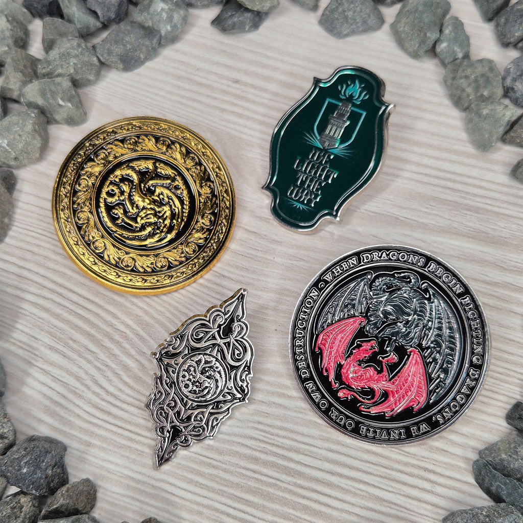 Produktbild House of Dragon - Symbols Pins 4er Set