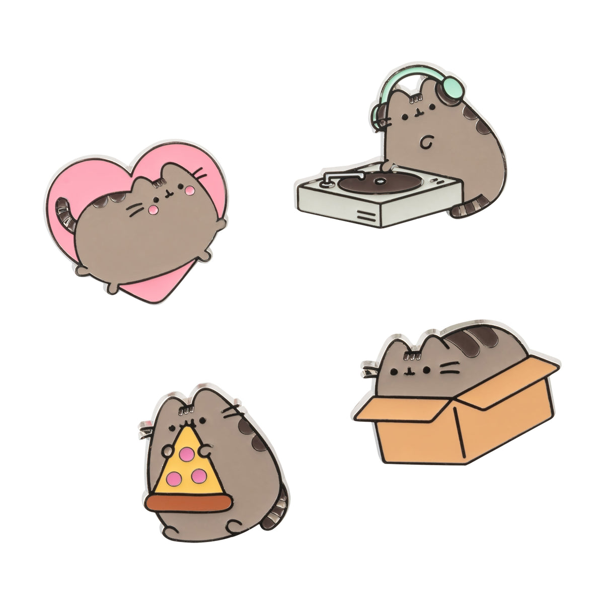 Produktbild Pusheen - Pins 4er Set