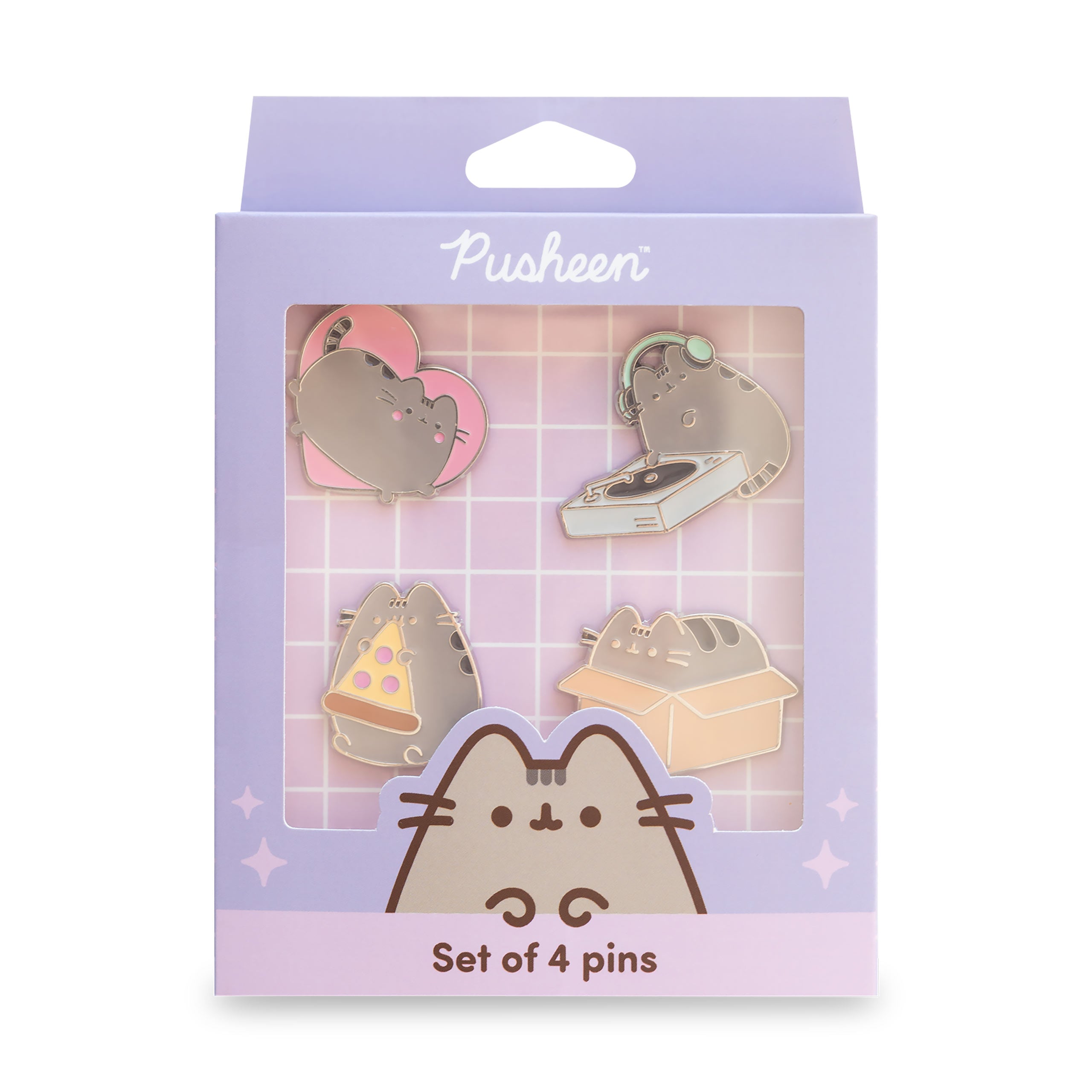 Produktbild Pusheen - Pins 4er Set