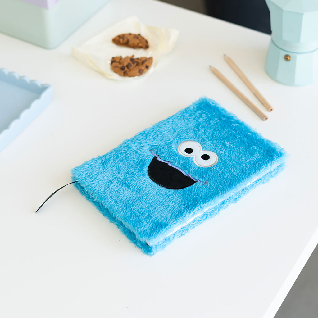 Produktbild Sesamstraße - Cookie Monster Plüsch Notizbuch
