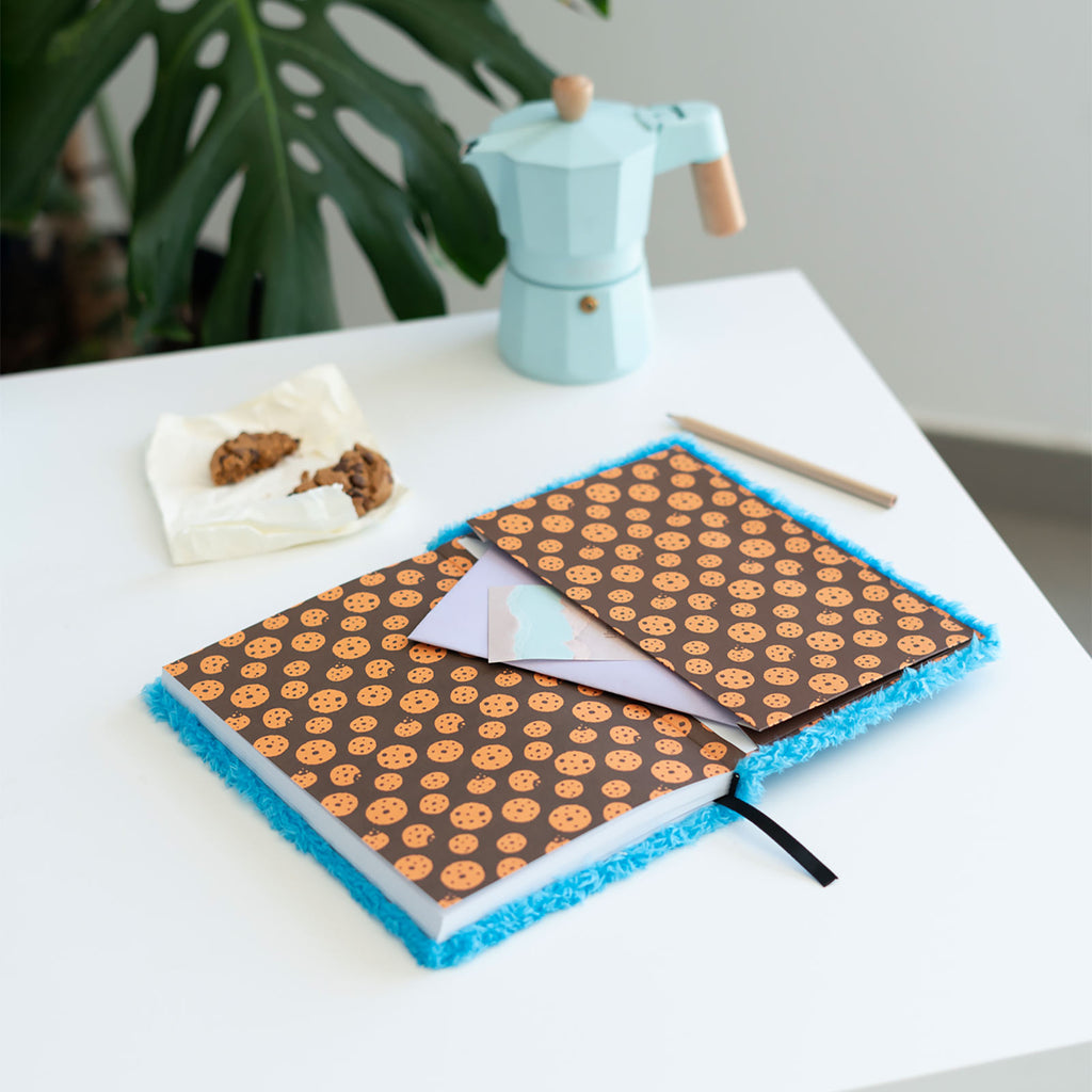 Produktbild Sesamstraße - Cookie Monster Plüsch Notizbuch