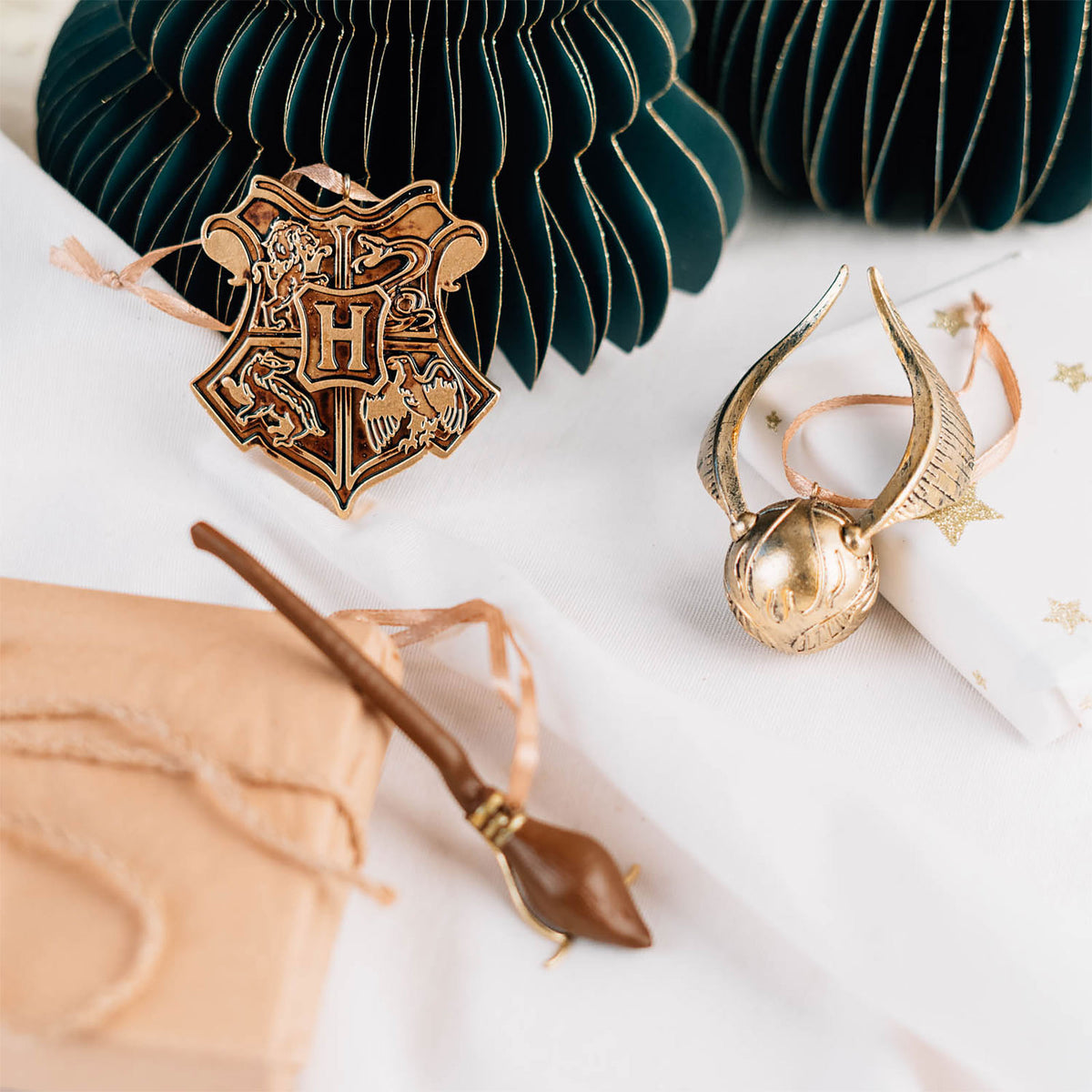 Produktbild Harry Potter - Hogwarts Weihnachtsbaum-Schmuck 3er Set
