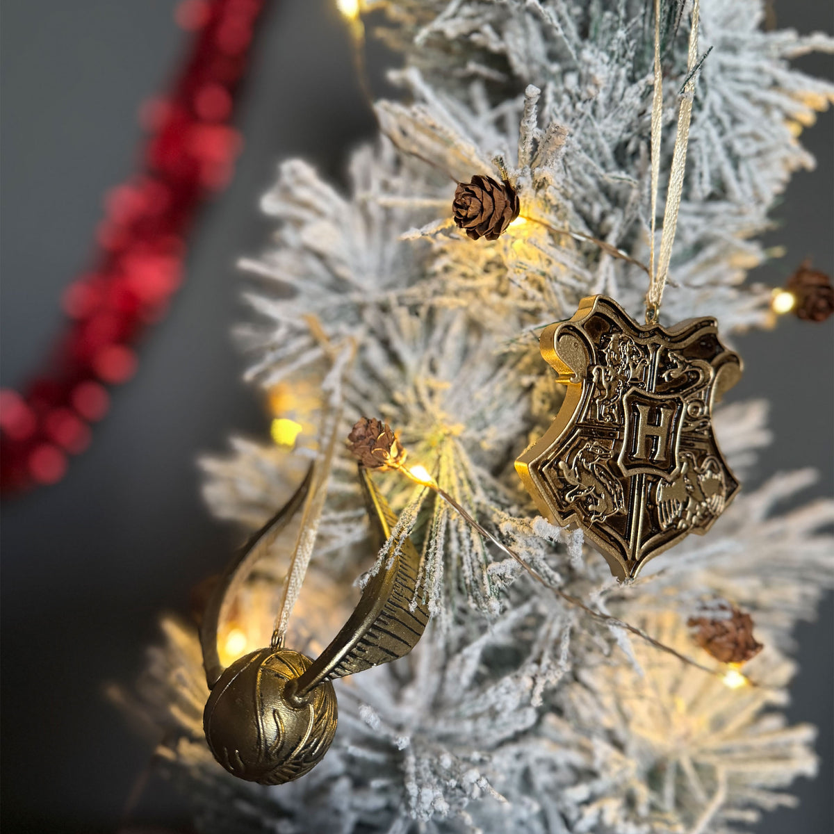 Produktbild Harry Potter - Hogwarts Weihnachtsbaum-Schmuck 3er Set