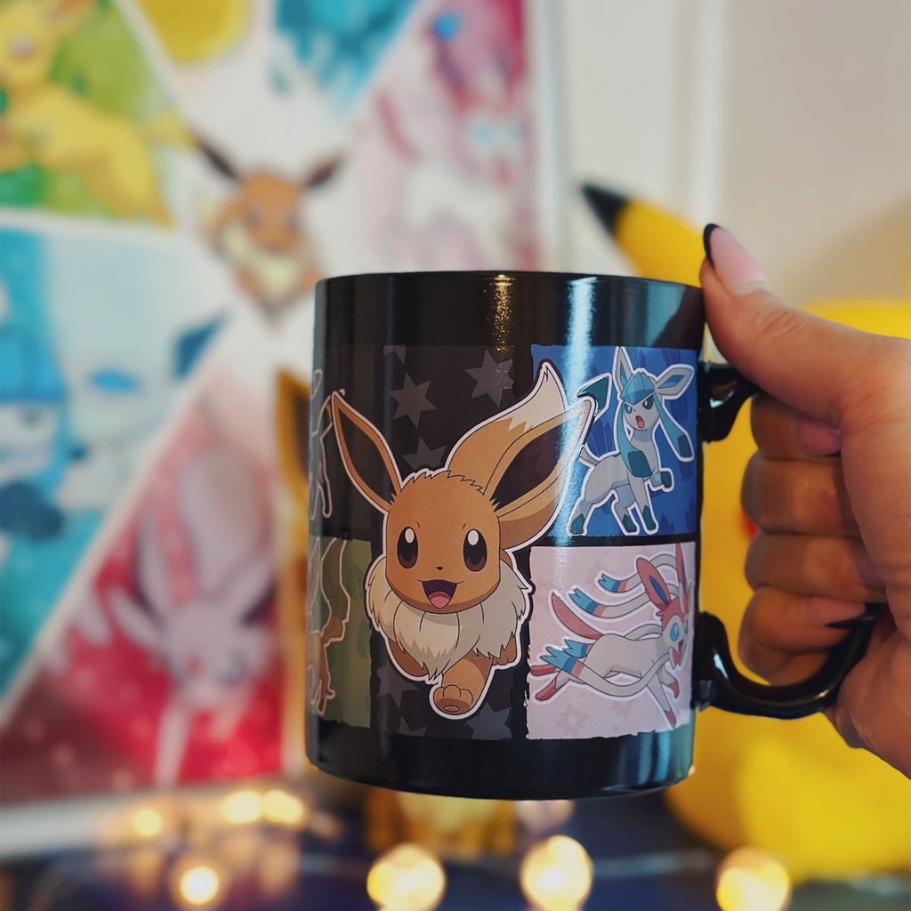 Pokemon - Evoli Evolutions Thermoeffekt Tasse