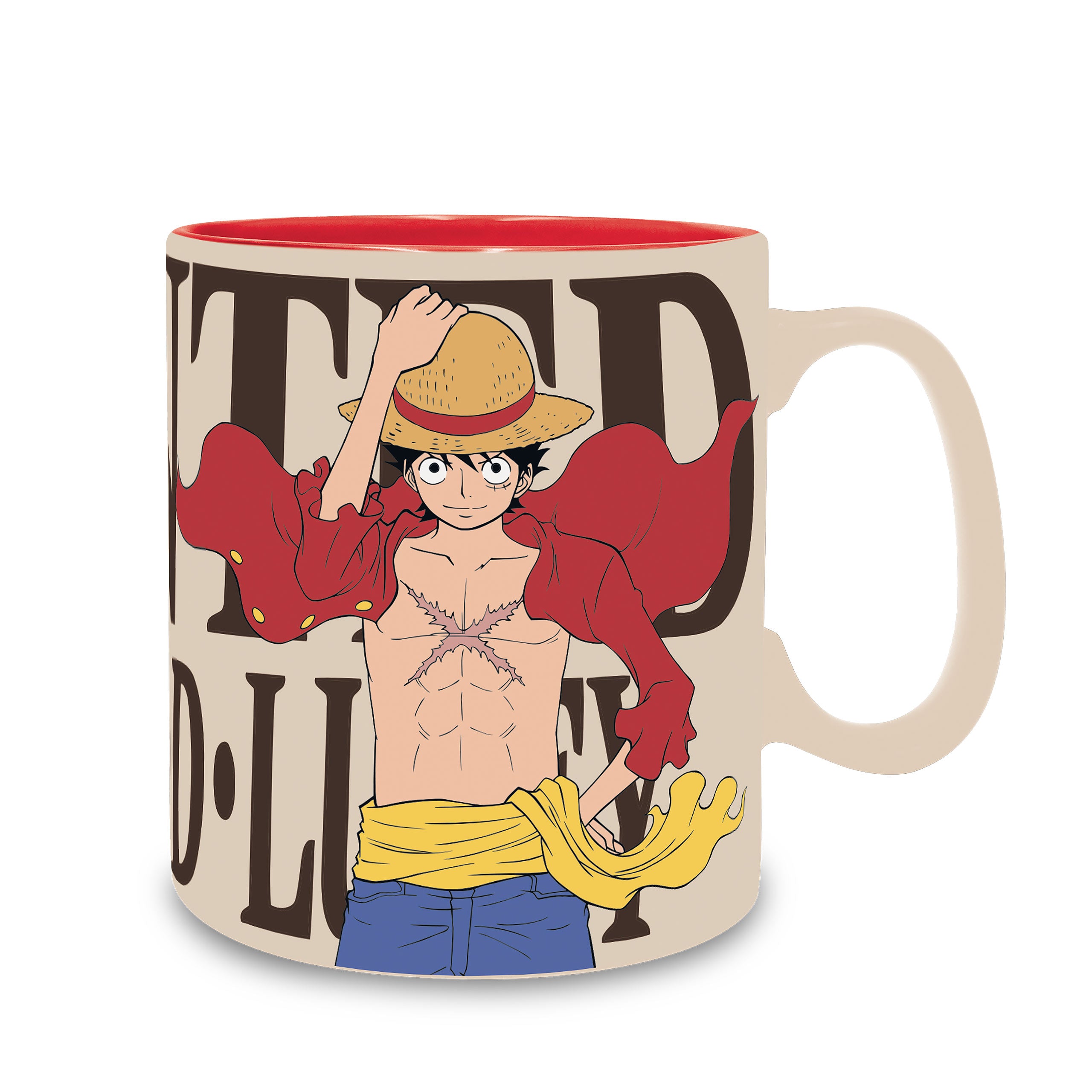 Produktbild One Piece - Wanted Monkey D. Luffy Tasse