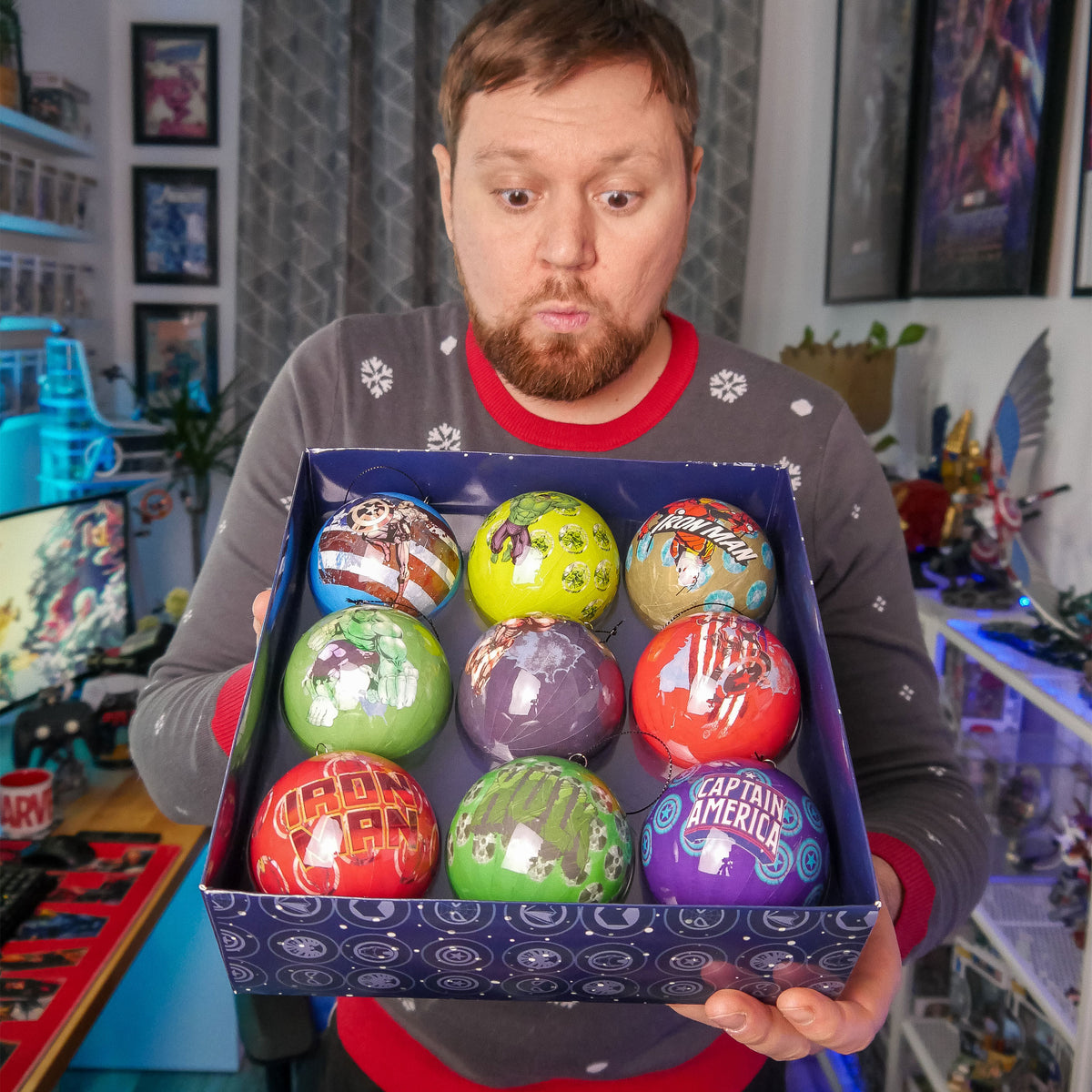 Produktbild Avengers - Heroes Weihnachtsbaumkugeln 9tlg